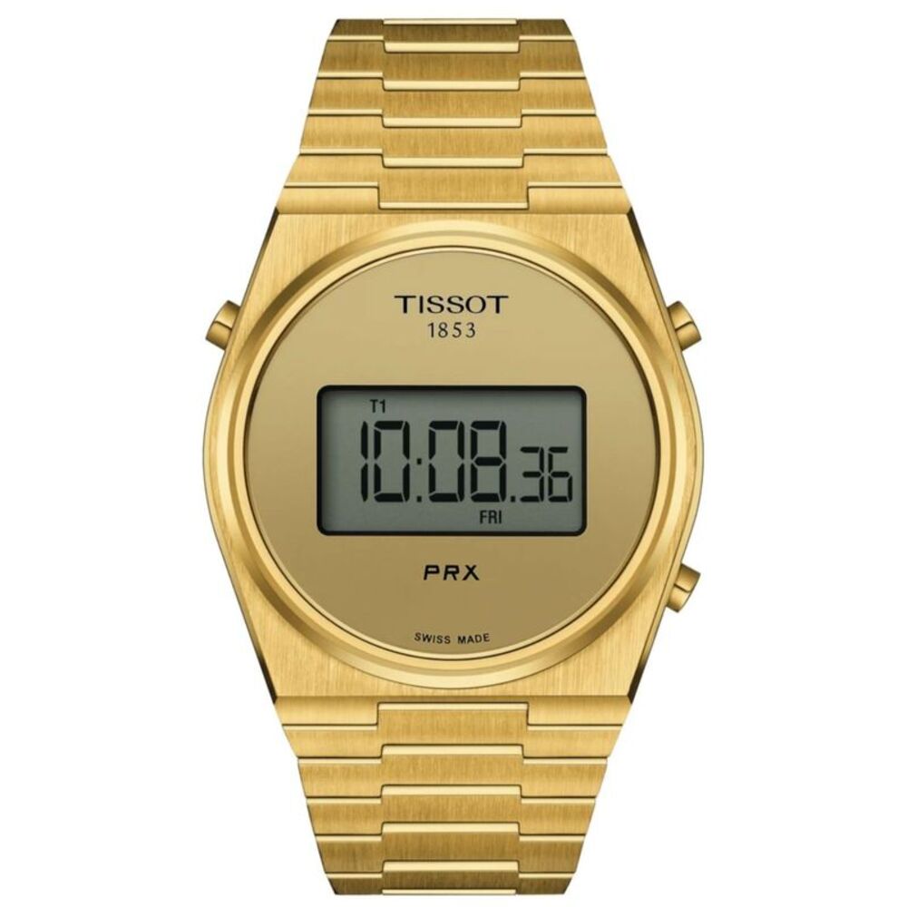 Tissot Men's PRX Gold Dial Watch - T1374633302000